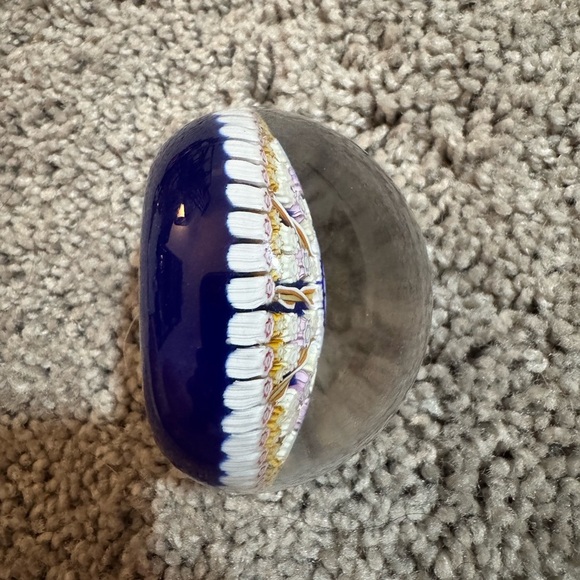 Vintage Hand Blown Glass Paperweight - Picture 5 of 5